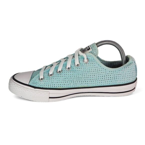 Converse Chuck Taylor All Star Ox Perf Motel Pool "Aqua Blue" 551623F Women's 9 - Picture 6 of 11